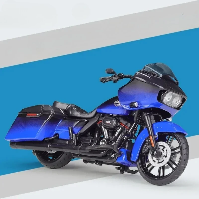 Maisto 1:18 2002 FLTR Road Glide Toys Cars Model Car Simulation Alloy Motorcycle Metal Children's Toy Gift B53
