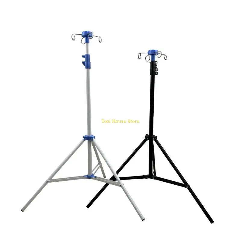 

Складные столбы для внутривенных вливаний с сеткой для хранения сумок для дома, мобильного решения для ухода за больными