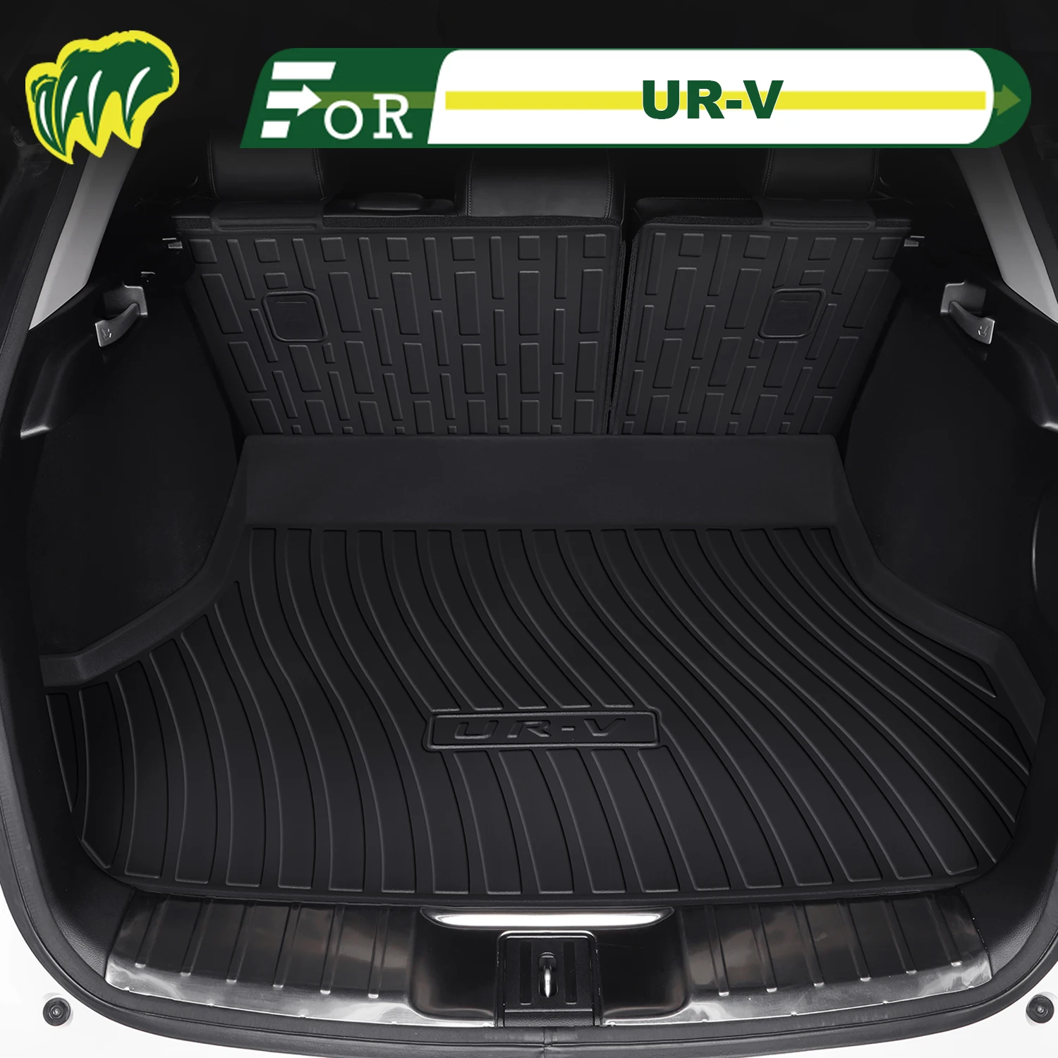 

Для Honda UR-V ‌ 2017-2025 TPE индивидуальный коврик для багажника автомобиля, всесезонный коврик для груза, 3D-образная подкладка для багажника, защитный коврик для спинки стула