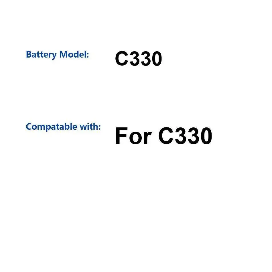 

Стабильный аккумулятор для мобильного телефона емкостью 1220 мАч, подходящий для C330