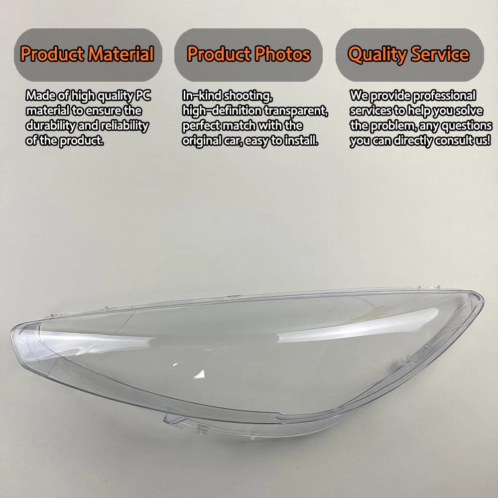 لبيجو 308 2012 2013 2014 2015 سيارة اليسار اليمين الجبهة عدسة المصباح الأمامي غطاء شفاف كشافات قذيفة اكسسوارات السيارات #2