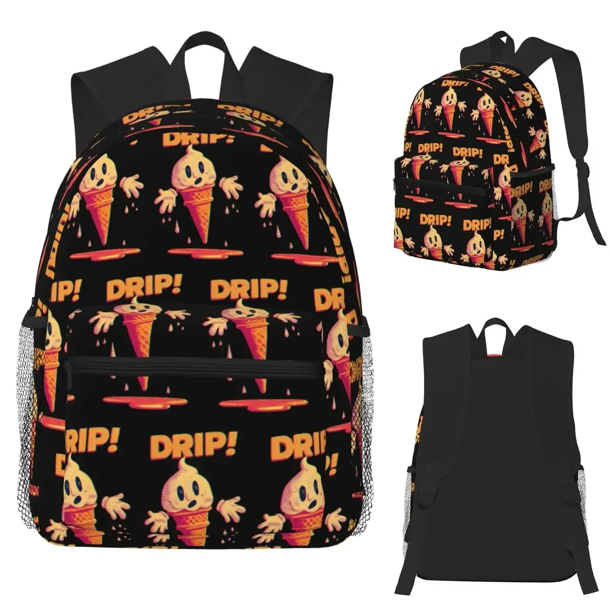 

Капельный студенческий рюкзак, школьная сумка, походный дорожный рюкзак для мужчин и женщин, сумка для книг, сумки на плечо