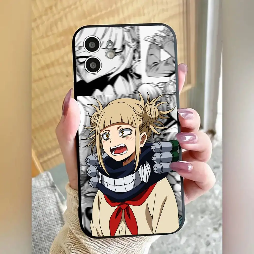 1 Stück Himiko Toga Handyhülle Silikon weich für iPhone 17 Air 16 15 14 13 12 11 Plus Pro Max Plus