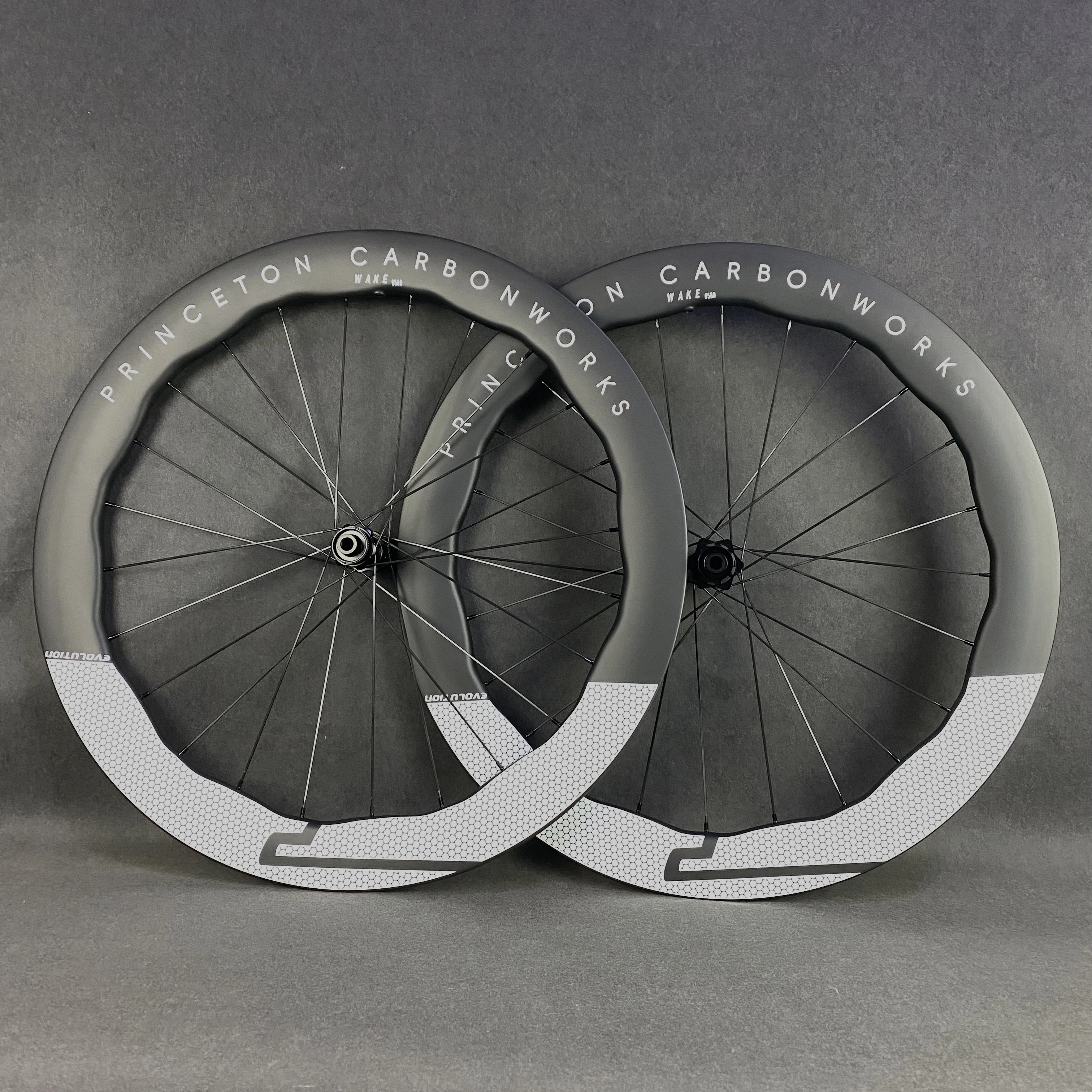 700C Road Bicycle Disc Brake Wheel Set Carbon Fiber New PCW PEAK 6560 Evolution Width 28mm Clincher/Tubeless/Tublar UD Glossy