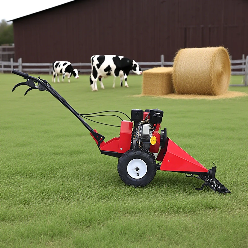 

Hand Push Sickle Grass Lawn Mower Industrial Grade Brush Cutting Machine For Garden Weeding 4 Stroke Feature Lawn Mower