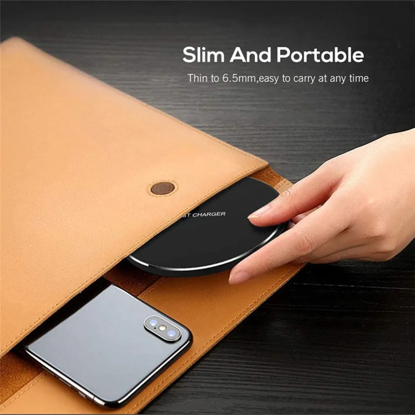 60W Wireless Charger Pad for iPhone 14 13 12 11 Pro Max X Samsung Xiaomi Phone  Chargers Induction Fast Charging Dock Station