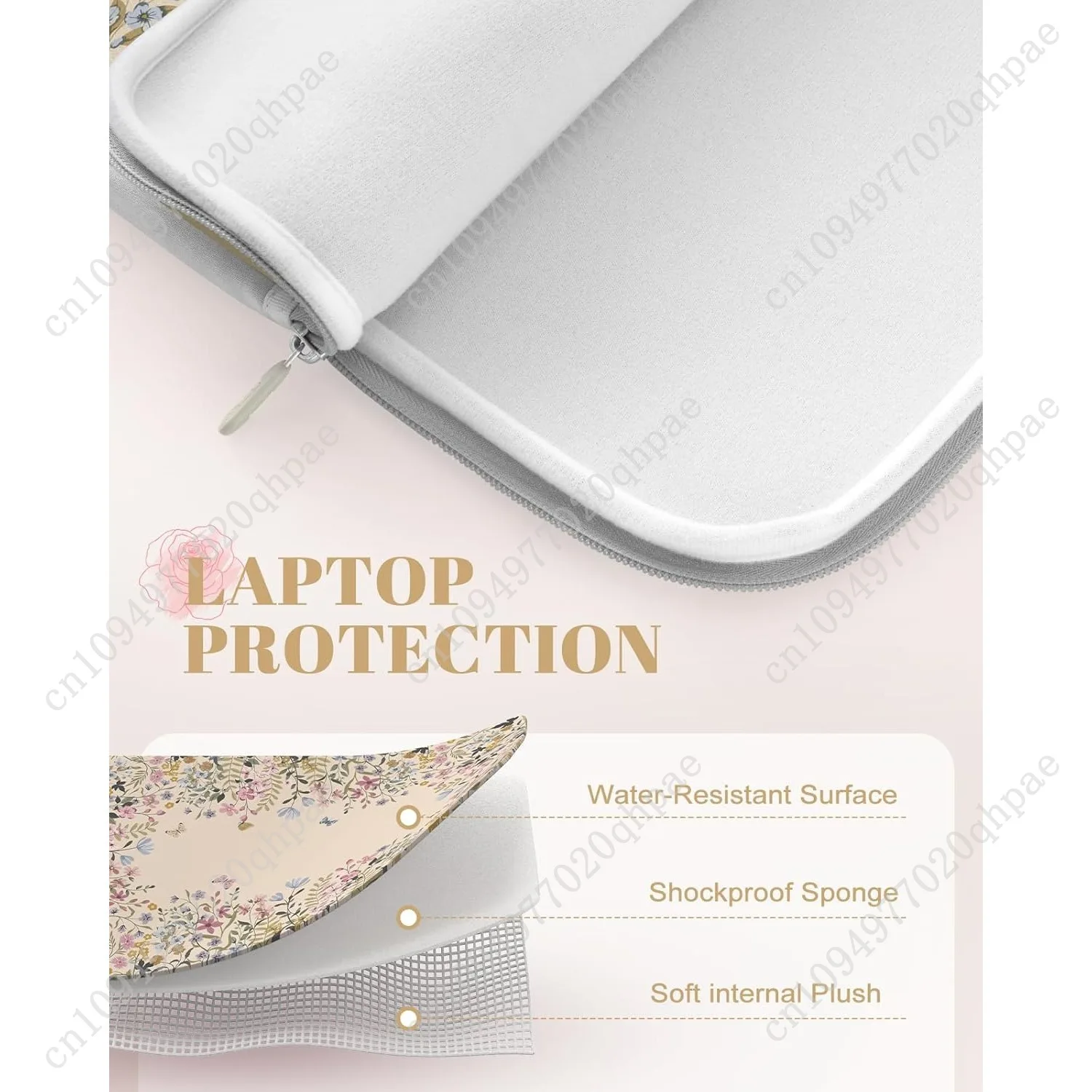 حافظة كمبيوتر محمول iLeadon مقاس 13-14 بوصة لجهاز MacBook Air M3/M2/M1، MacBook Pro 13/14 بوصة، حافظة كمبيوتر محمول واقية رفيعة لجهاز Chromebook، H