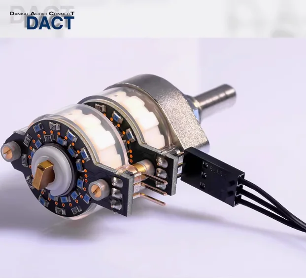 Original DACT 24 stereo stepping potentiometer made in Denmark 10K 50K 100K 250K