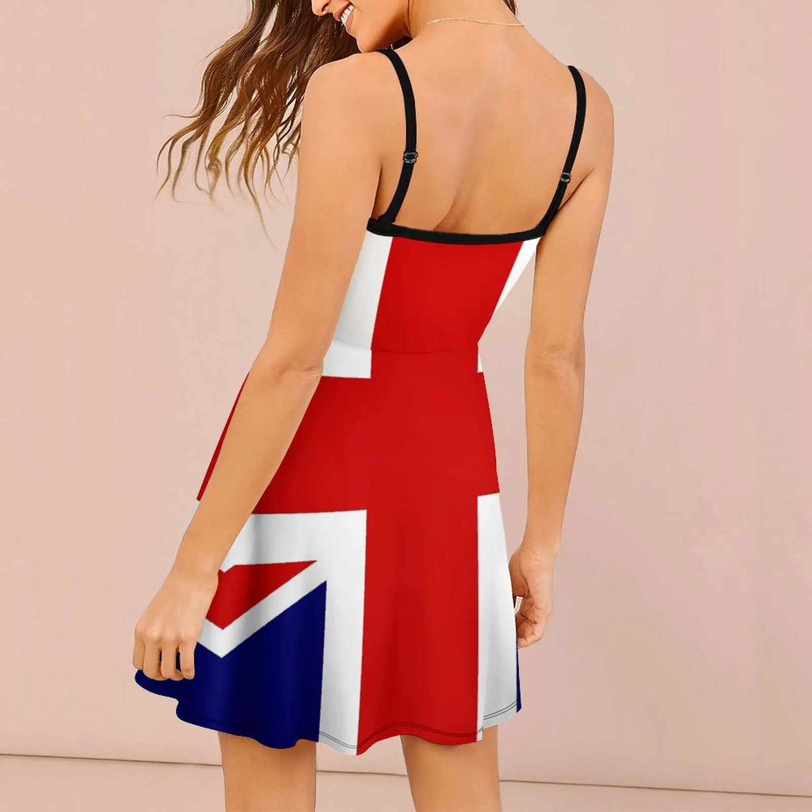 British Flag Union Jack Cute Sexy women's Gown women's Sling Dress Funny novità Clubs The Dress