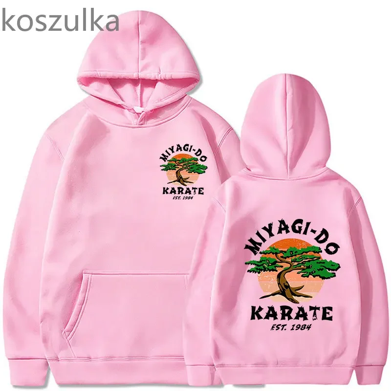 Clássico dos desenhos animados cobra kai hoodie miyagi fazer hoodies inverno anime feminino primavera/outono unisex moletom harajuku sudaderas do