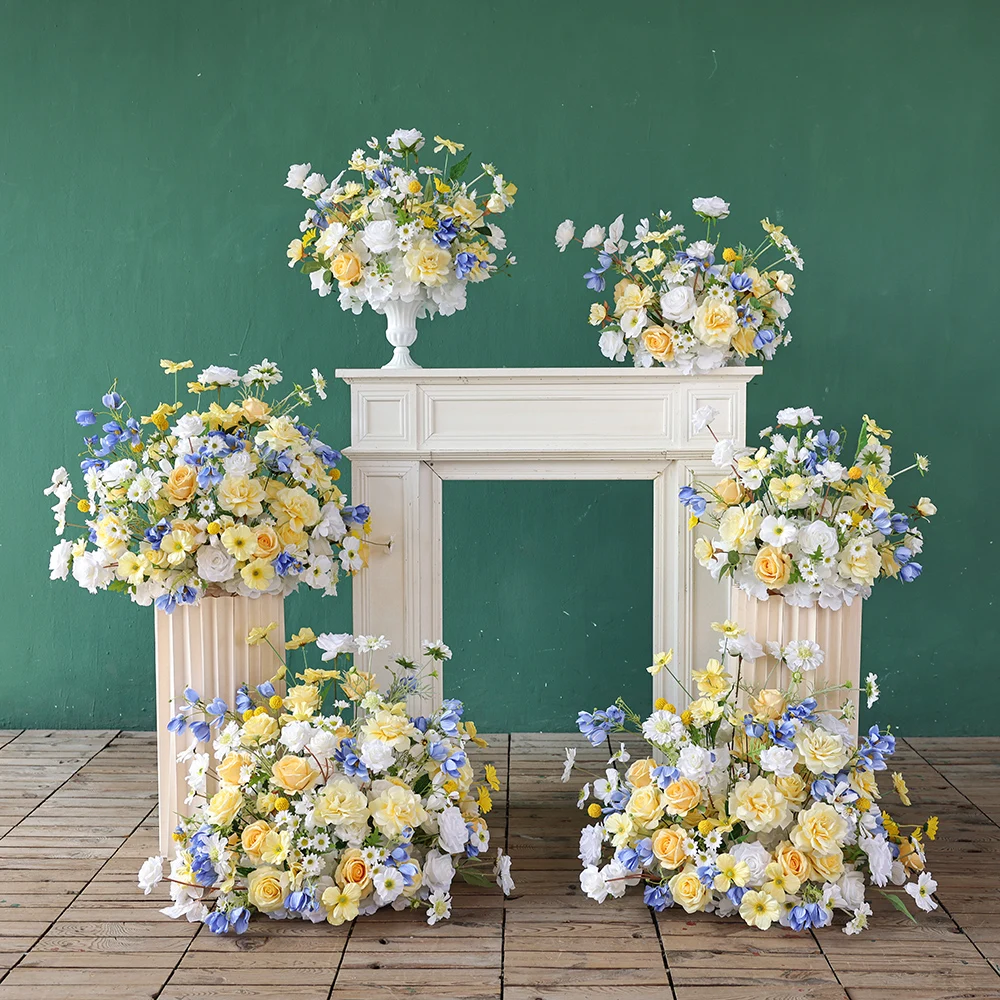 

Wedding Table Decorations Flowers Custom Flores Arrangements for Centerpieces for Weddings & Birthday Event Staging HY2789