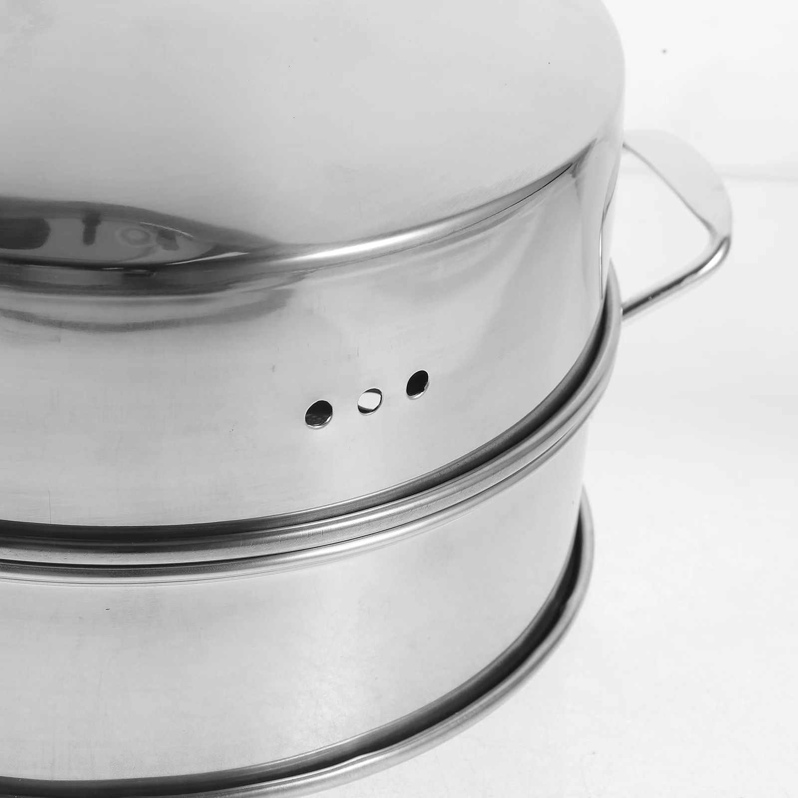 

1Set Aluminium Alloy Kitchen Food Steamer Thickened Heat Resistant Steaming Basket for Rice Eggs Vegetables