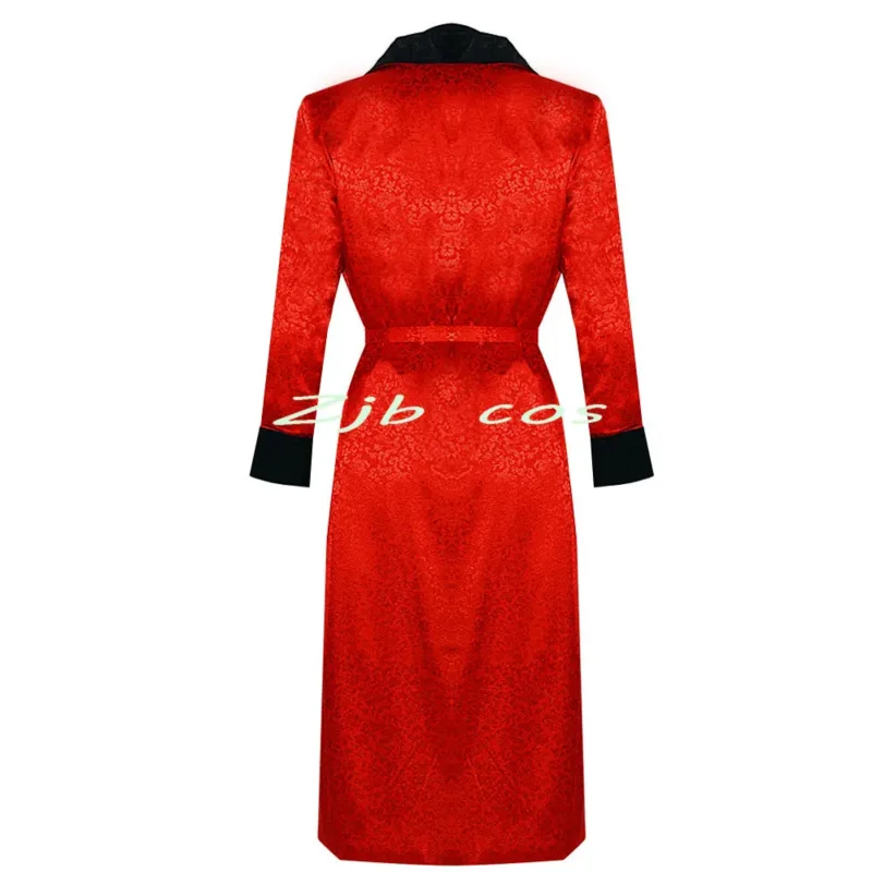 

ss13Renfield Дракула Косплей Мужской Красный Халат Тренч Маскировочный Костюм Хэллоуин Карнавальный Костюм Вампира