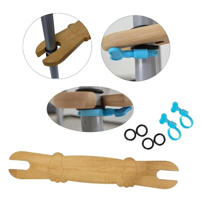 Adjustable Baby Highchairs Pedal with Rubber Rings High Chair Footrest