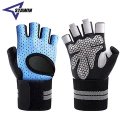 Guantes de levantamiento de pesas para hombre y mujer, guantes de entrenamiento con barra, gimnasio, Fitness, con soporte para muñeca para entrenamiento Cossfit, protección para ejercicio