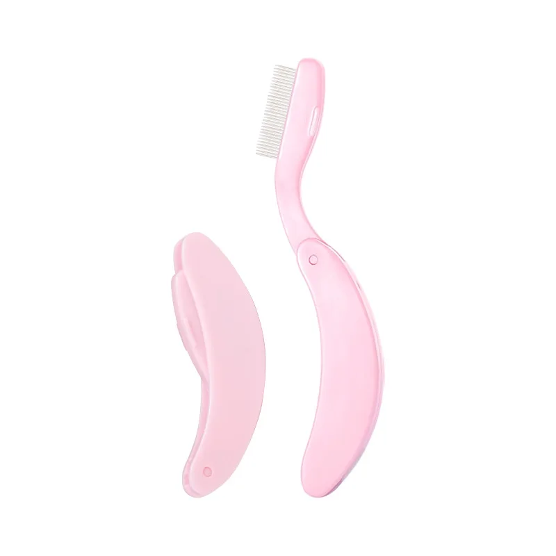 Small Foldable Eyelash Comb Eyelash Curler Lash Separator Cosmetics Lashes Accessories Makeup Tools Eyebrow Comb Eyelash Curler
