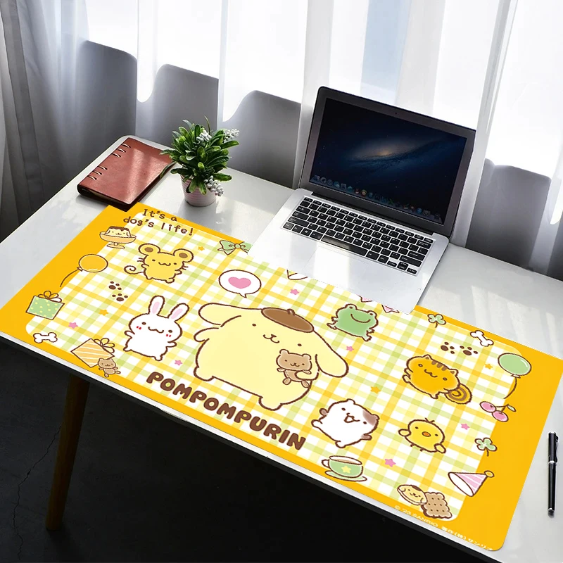 Mouse Pad PC Non Slip Rubber HD Mousepad Laptop Gamer Cabinet Keyboard Pad Office Computer Gaming Desk P-pompompurin Mouse Mat