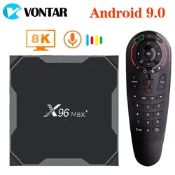 X96 Max PLUS 4GB 64GB 32GB กล่องสมาร์ททีวีแอนดรอยด์9.0 S905X3 amlogic Quad Core WIFI 4K tvbox X96Max ทีวีเซ็ตท็อปบ็อกซ์2GB 16GB