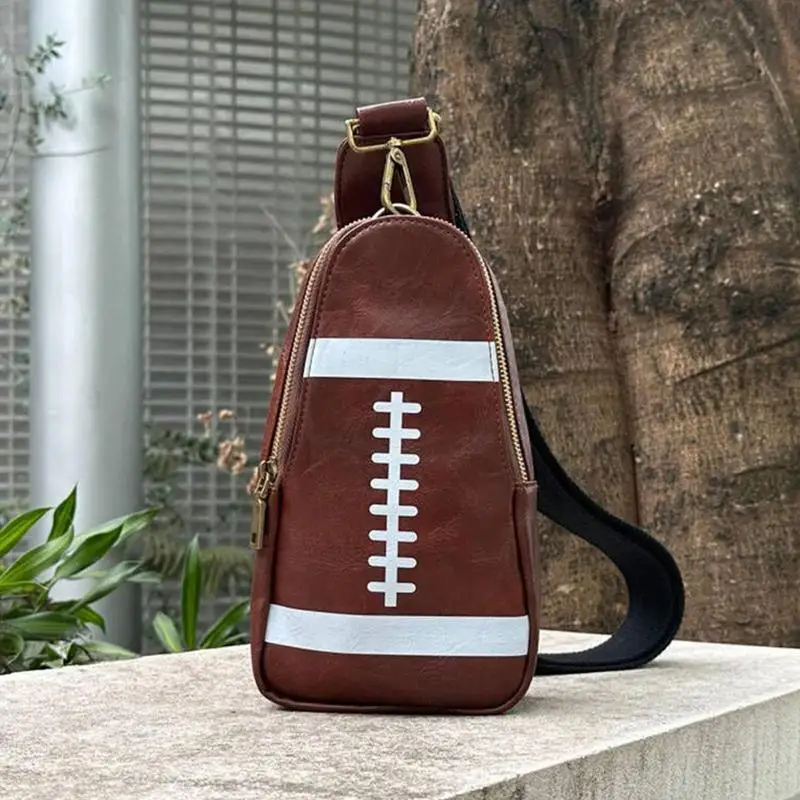 Bolso cruzado ajustable para hombre, mujer y niño, bandolera de béisbol Vintage, deportiva, senderismo, fácil de llevar