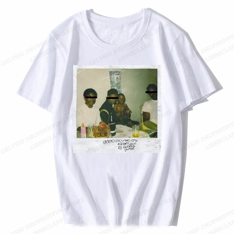 Camiseta de rapero Kendrick Lamar para hombre, Camiseta de algodón, camisetas de Hip Hop para niños, camisetas de verano para mujer, Camisetas para