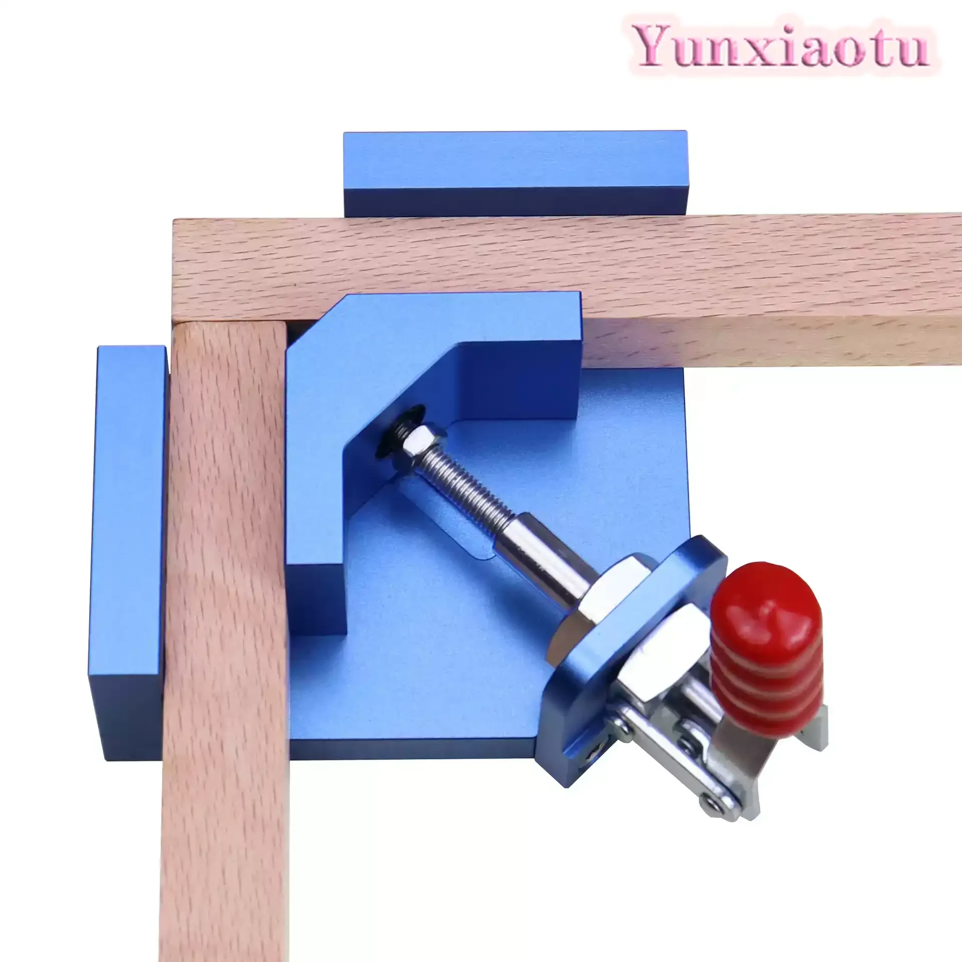 Woodworking right angle positioner, jigsaw fixing clip 90 degree right angle positioning, aluminum alloy
