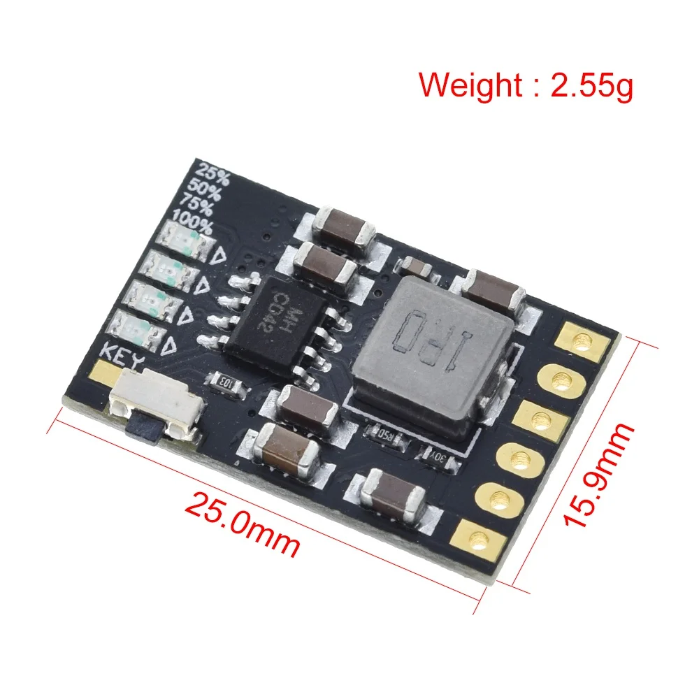 MH-CD42 DC 5V 2.1A Mobile Power Diy Board 4.2V Charge/Discharge(boost)/battery protection/indicator module 3.7V lithium 18650