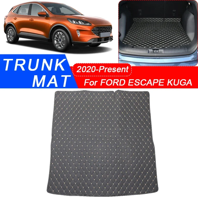 

Custom Car Trunk Main Mat For Ford ESCAPE KUGA 2020-2025 Waterproof Anti Scratch Non-slip Protect Cover Internal Auto Accessory