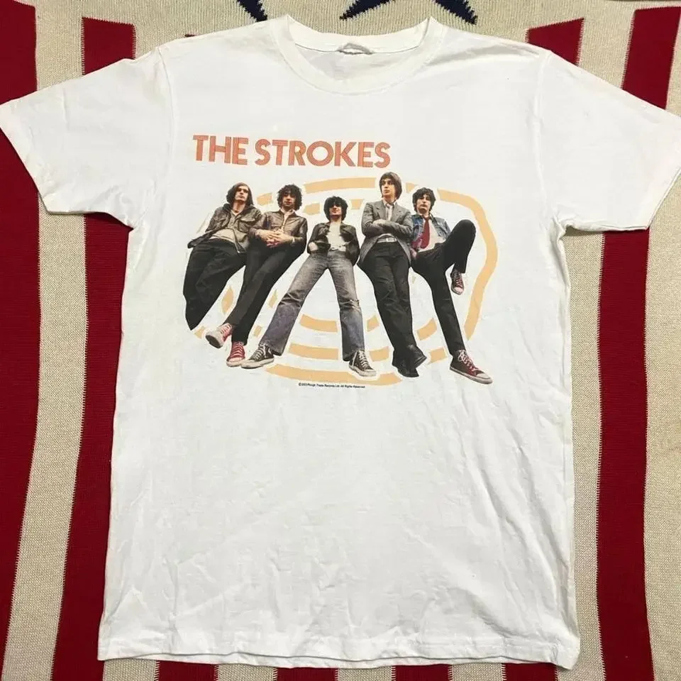 

90s The Strokes Band T-Shirts Designs retro style tee Men Women NH9737