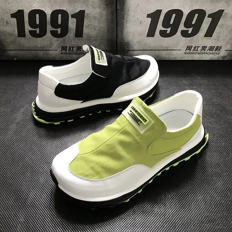 

Summer umbrella cloth breathable thick soled men's shoes casual shoes trendy shoes