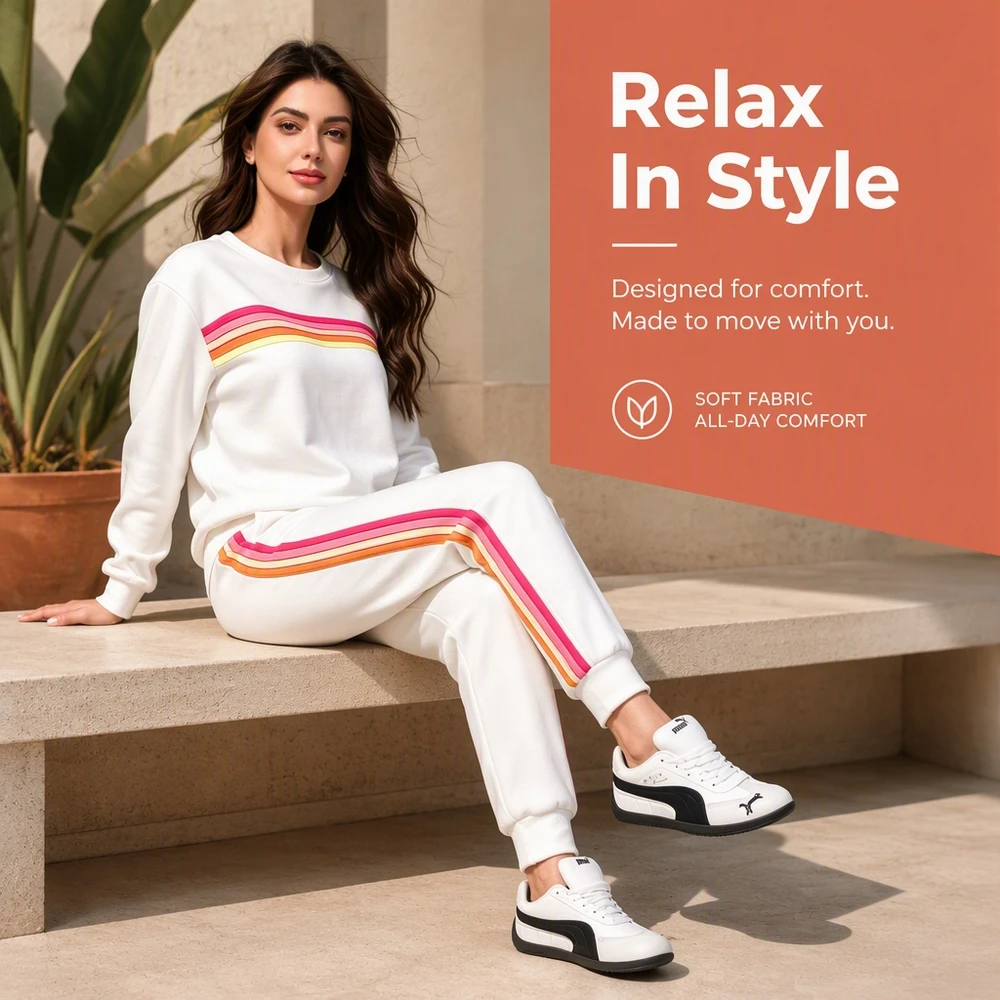 Women Shoes Joggers - Setelan Olahraga Wanita Dua Potong Bergaya
