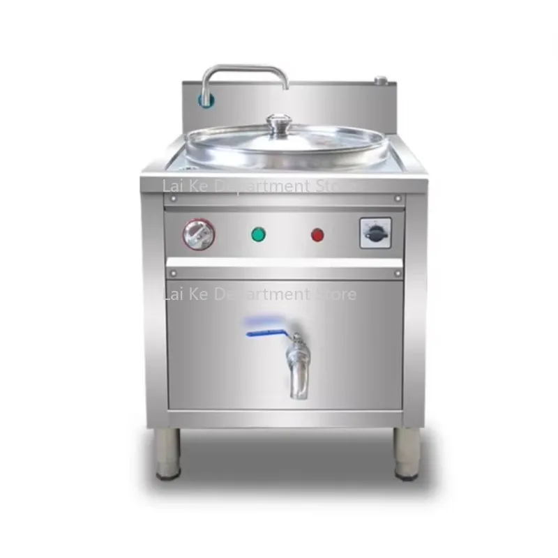 

Industrial Cooking Pot for Soy Milk Braised Meat Noodle Porridge Versatile Electric & Ga-s Heating Kitchen Tool