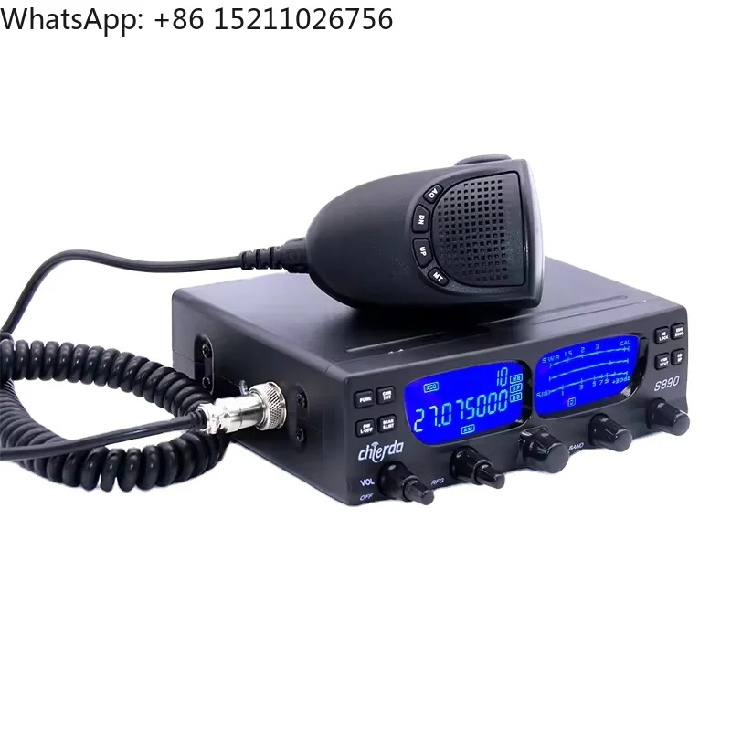 New Arrival S890 CB Mobile Short Wave Transceiver 40W 24.5~30.105MHz SSB AM FM Radio 50km Long Ran USB Chard Communication