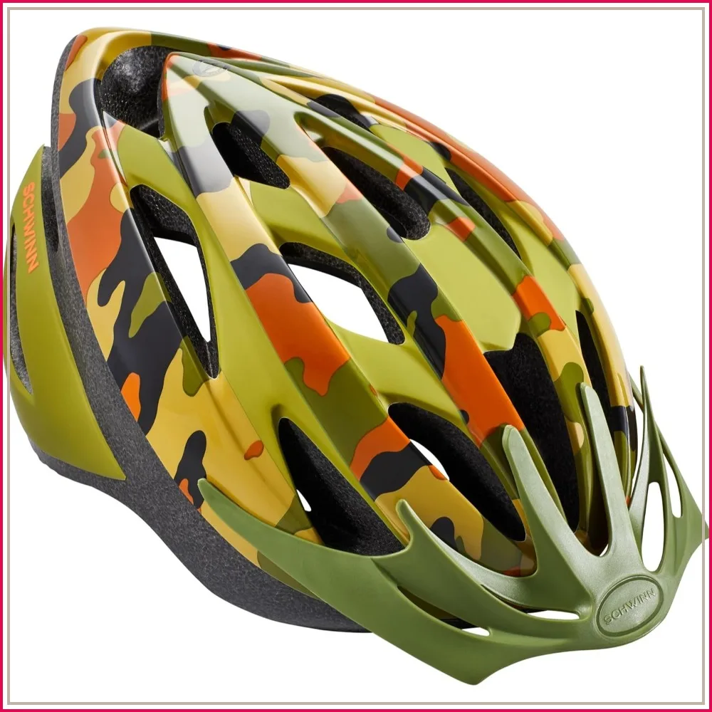 Lightweight Kids Bike Helmet, 55-58 cm, Ages 8-14, Adjustable Fit, 20 Vents, Visor, CPSC Certified