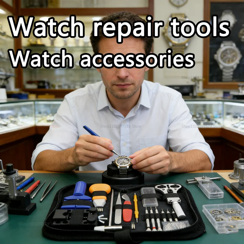 147pcs Watch Repair Kit Professional Watchmaker Tools Set Case Remover Opener Bar for Clock Watch Band Band Repair Tools image 4