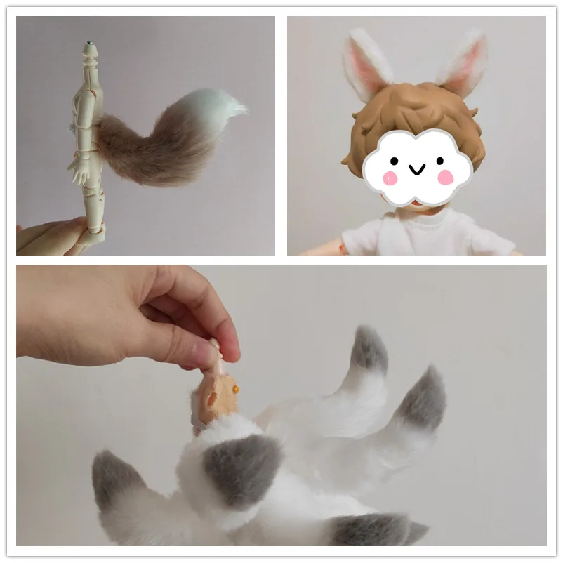 Doll Use BJD Cat Ear Beast Ear Nekomimi 1/3 BJD Doll Accessory Cute Lovely Cosplay Limit Cos Gift
