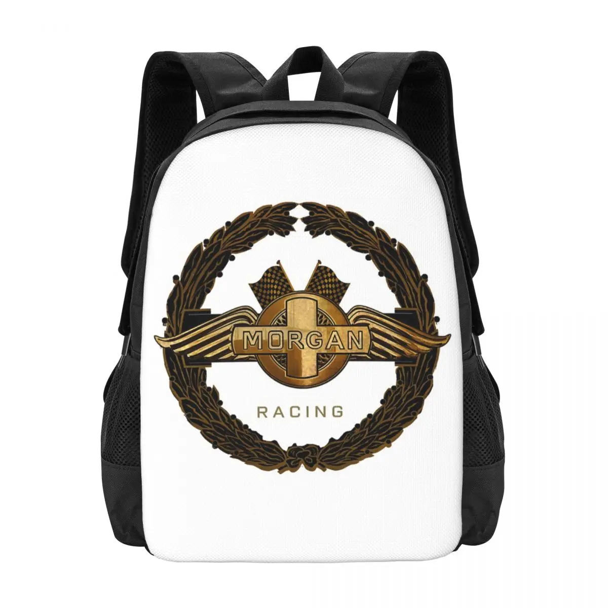 

The Morgan Racing Car Backpack Hot Sale Daypack Large Capacity Children BookBag School Bag Shoulder Bags for Men Women
