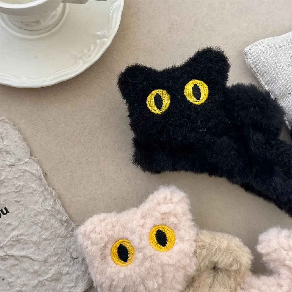 กิ๊บติดผมรูปแมวขนปุย แฟชั่น สวยหรู สไตล์คาวาอี้ สำหรับมัดผมหางม้า กิ๊บฉลามขนาดใหญ่ สำหรับผู้หญิงและเด็กผู้หญิง