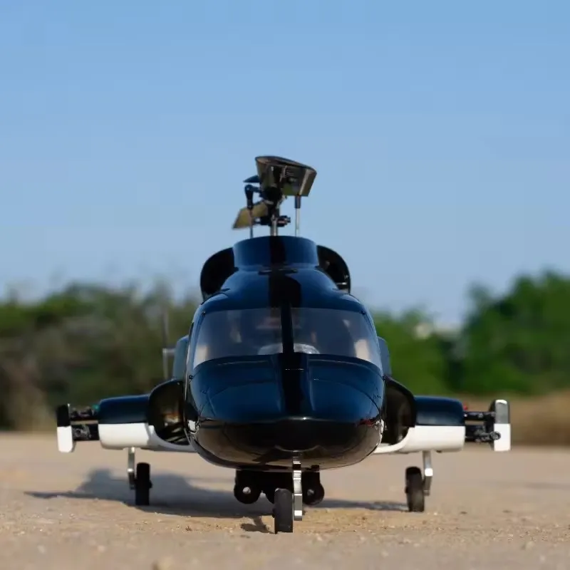 ROBAN 470 サイズ エアウルフ ヘリコプター RTF - ワンキーリターン＆LEDナビゲーションライト付き、すぐに飛ばせるスケールRCモデルのおもちゃギフト