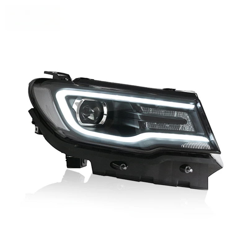 Suitable for 2017-2019 Jeep Compass headlight assembly modification with LED daytime running lights and xenon dual beam lenses