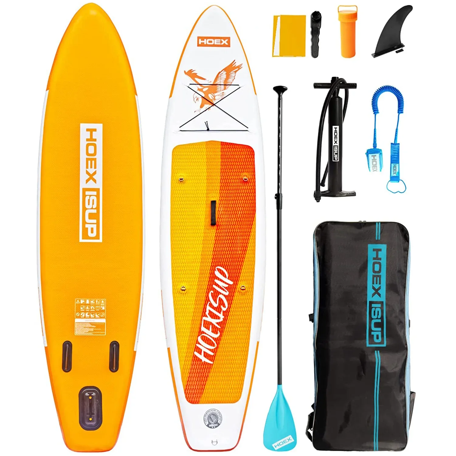 Factory OEM Double Layer Paddleboard 10'6ft Isup Board Orange Color Padel boards For Hot Sale