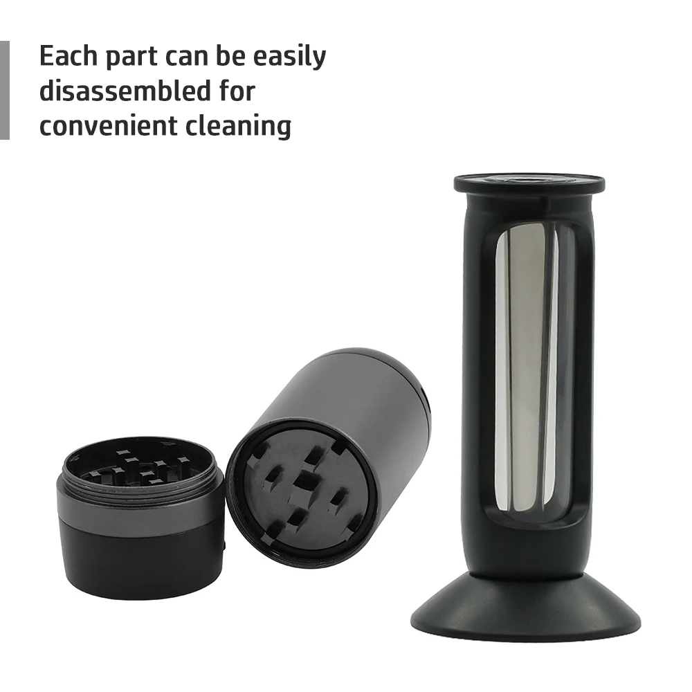 SMO Grass Smoke Grinder with Automatic Filling Tobacco Rolling Paper Function 2in1 Tobacco Crusher DIY Pipes Smoking Accessories