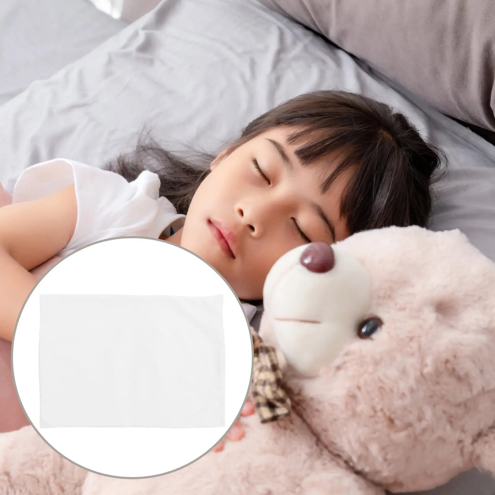 

2 шт. компактных легких наволочек для малышей, приятных на ощупь, портативных, для путешествий и домашнего использования