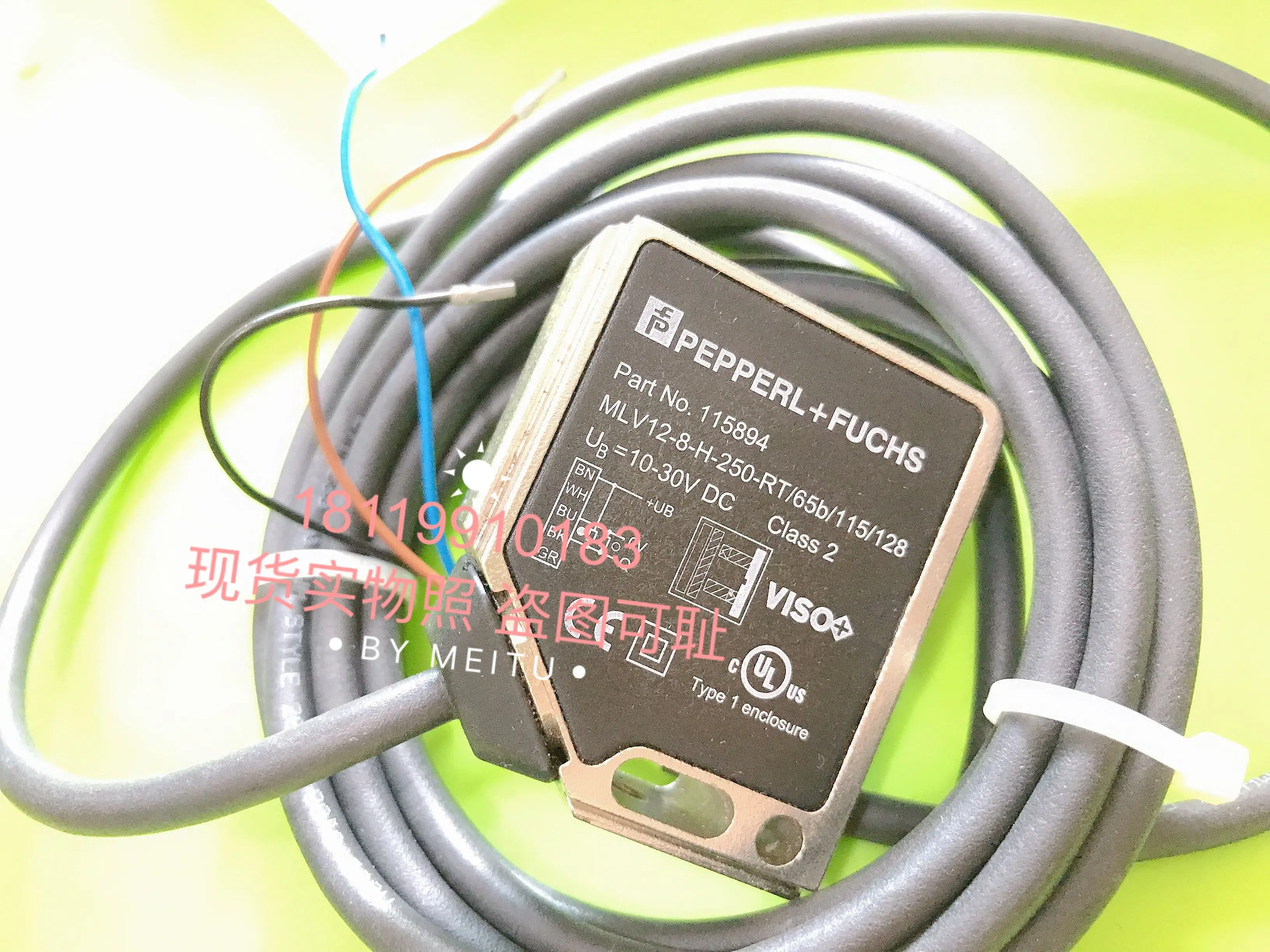 P+F Photoelectric Switch MLV12-8-H-250-RT/65B/115/128 115894 Spot.