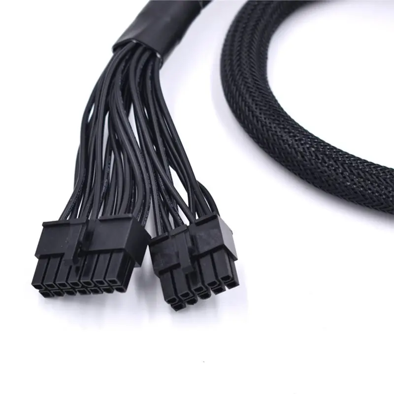 Delicate texture-Motherboard Psus Power Sleeved Cable 18 Pin+ 10 Pin To ATX 24 Pin For Corsair Hx750i/850I/1000I/Hx1200i Flat