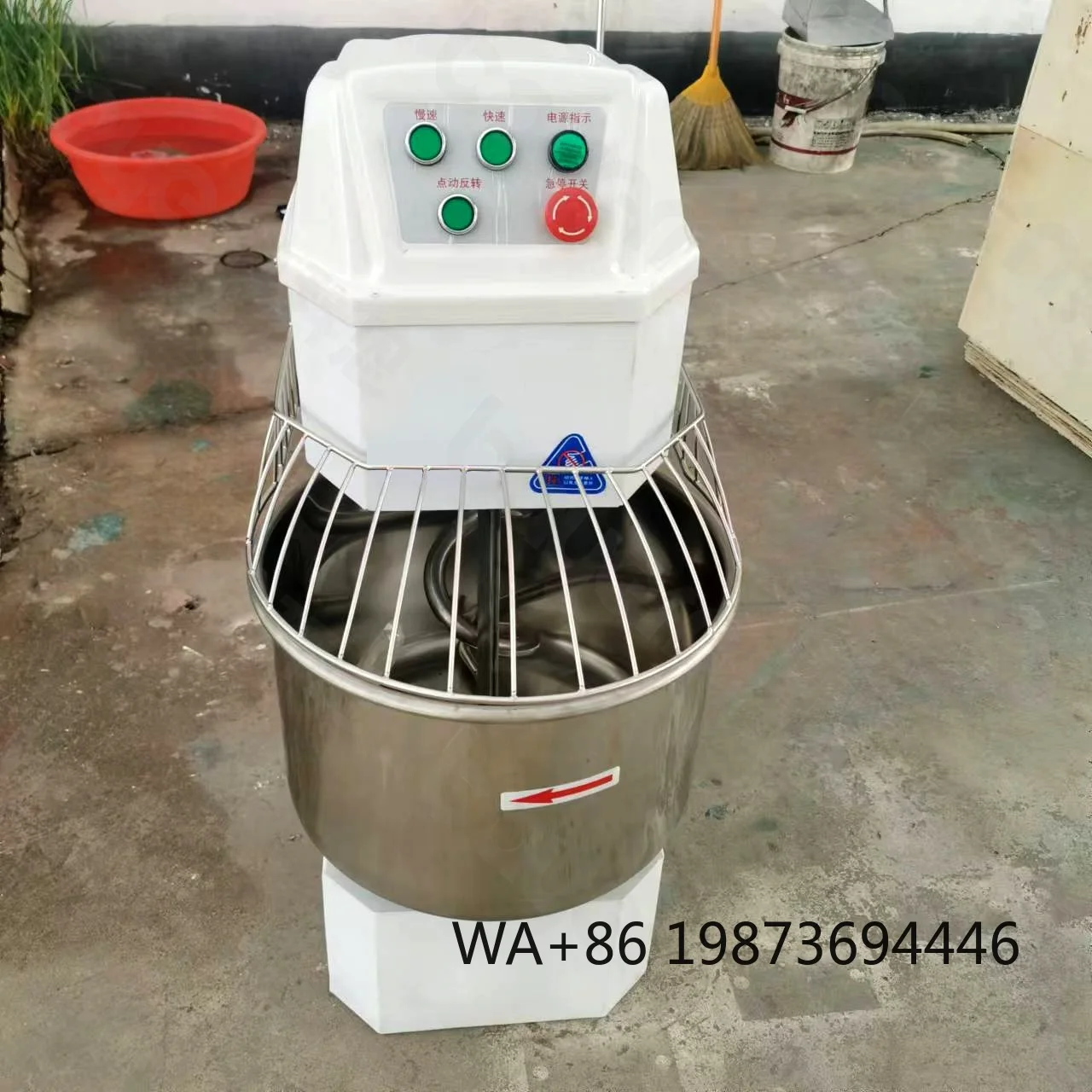 

Commercial 15/25/30kg Dough Mixer, Bakery Bread Pizza Noodle Dough Mixing