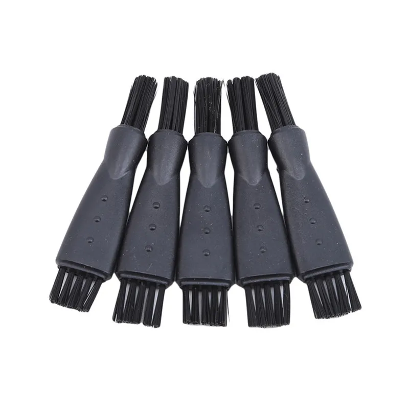 5PCS Mens Shaver Accessory Razor Brush Hair Remover Cleaning Tool Black Plastic Replacement Head Hair Shaving Tools