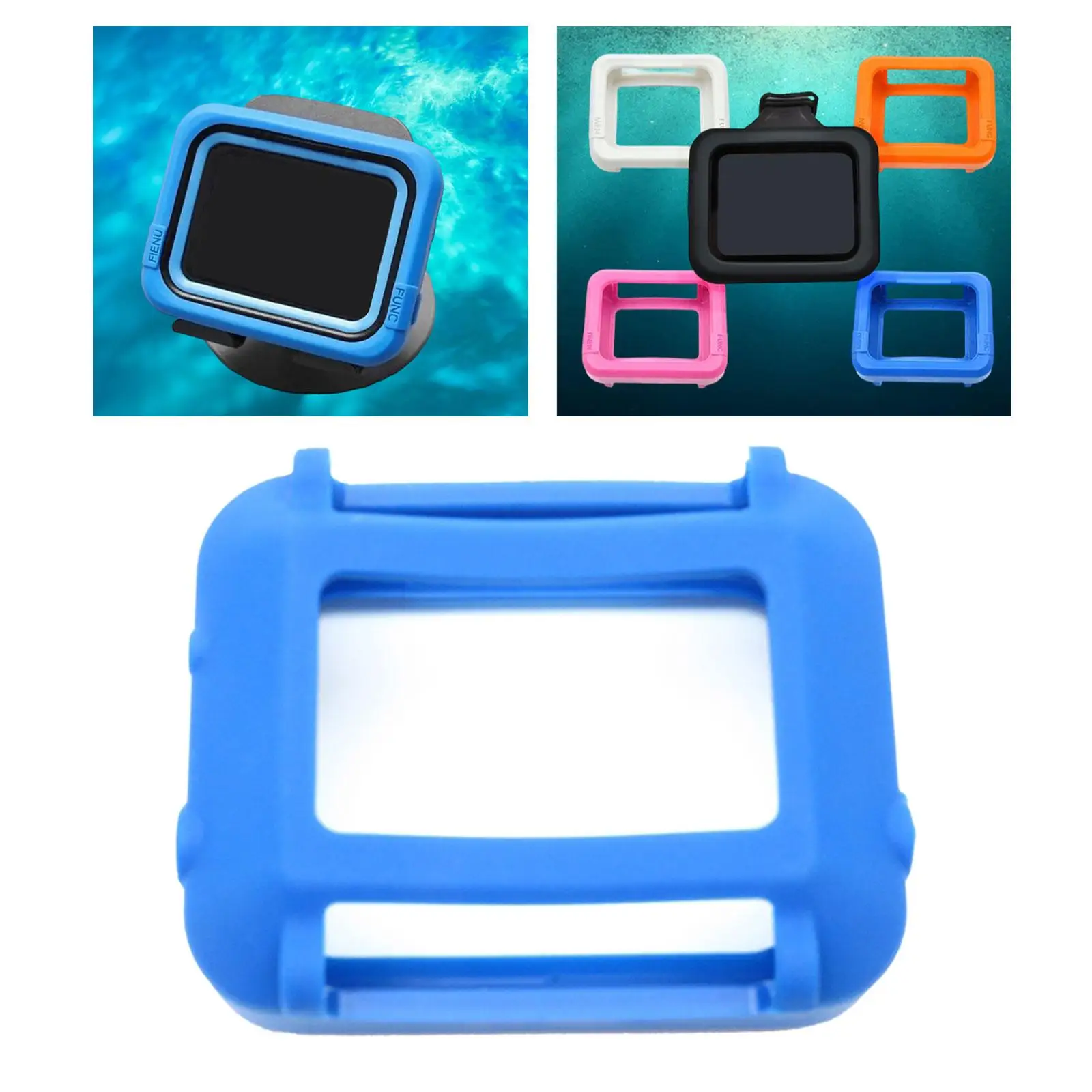 Diving Computer Cover Waterproof Silicone Protective Shell Safe Device Accessories for Scuba Snorkeling Application - view 4