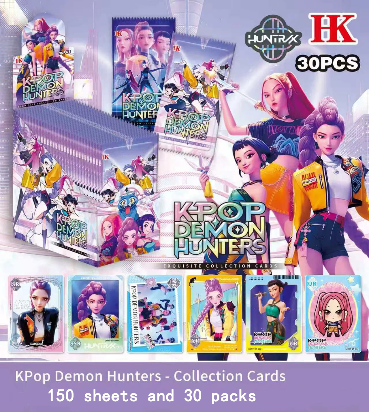 K-Pop-Demon Hunters Card Rare Anime Character Games Collection Card Blind Box Children's Toys Christmas Gifts