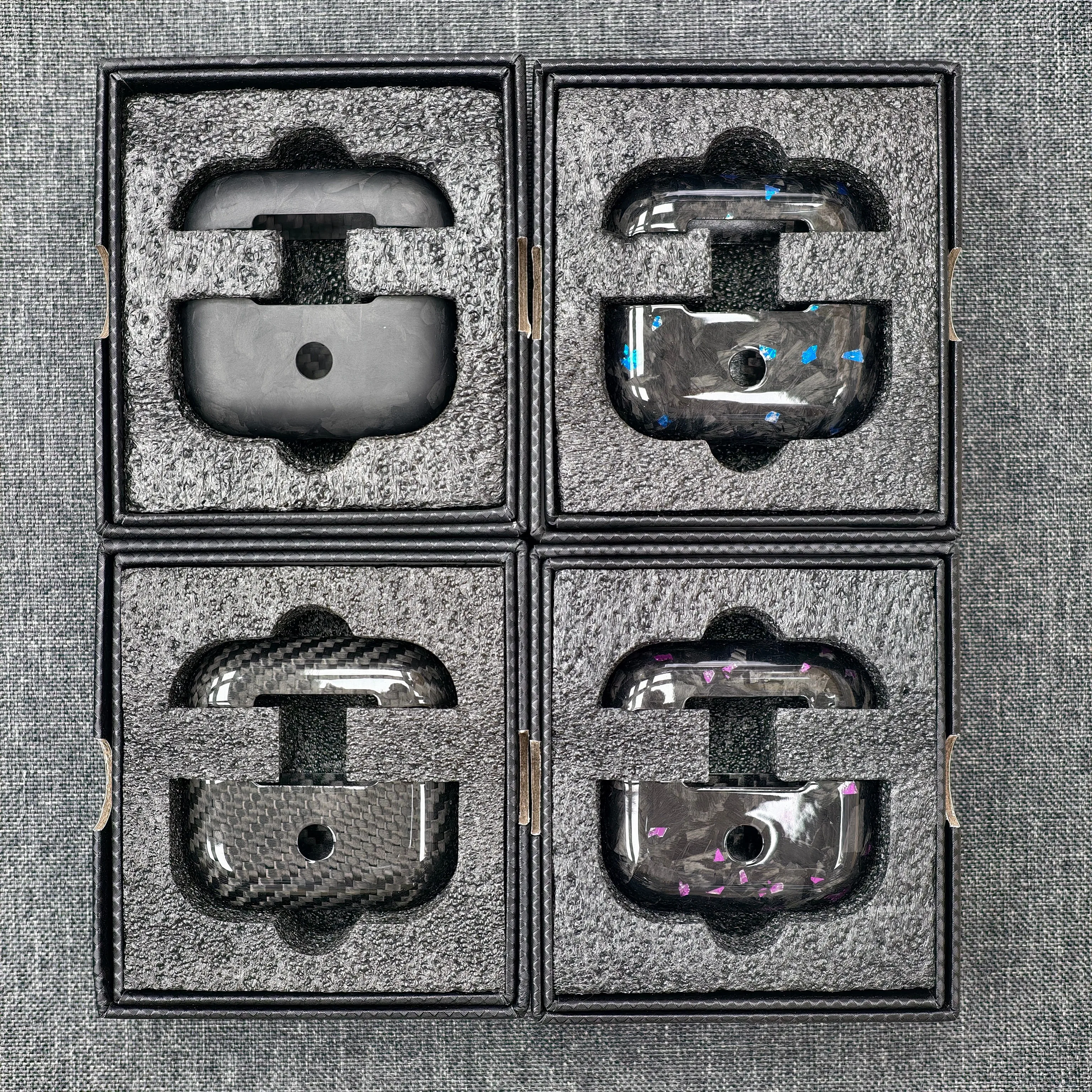 

Чехол из углеродного волокна для AirPodspro 2, кожный чехол для наушников с беспроводной зарядкой Bluetooth для AirPods pro3, тонкий и легкий AirPods pro