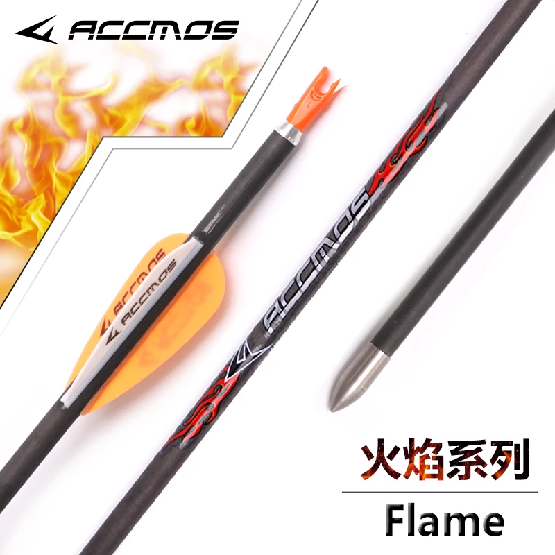 6/12pcs ID 4.2mm Pure Carbon Pijl Wervelkolom 300/400/500/600/700/800/900/1000/1300/1800 Recurve Compound Boog Jacht Schieten Doel